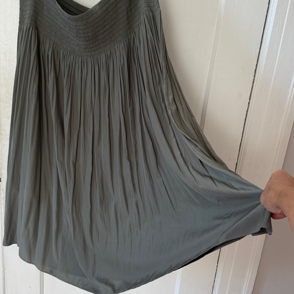 J. Jill Sage green  A-Line Skirt size XL